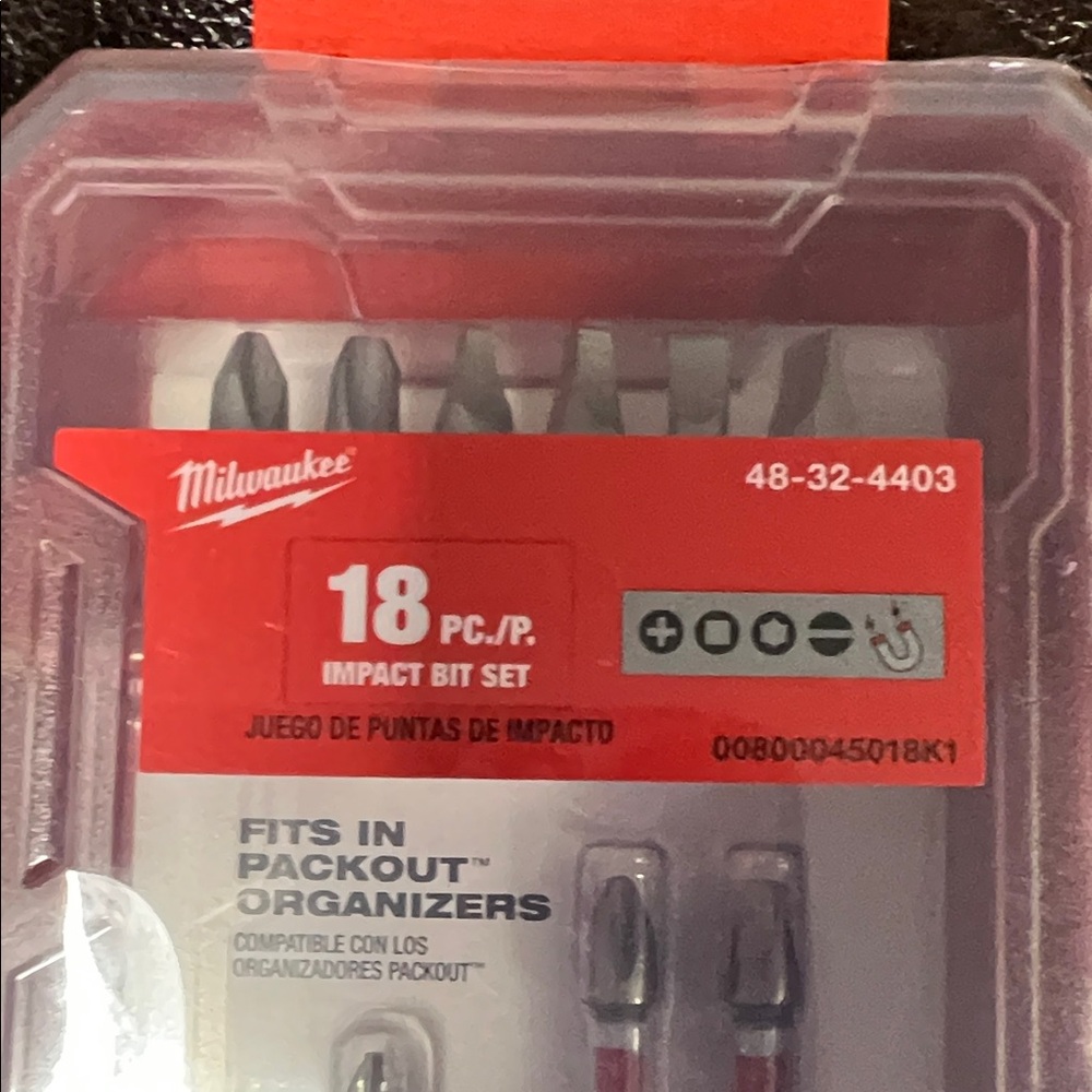 Milwaukee Red Shockwave Impact Bit Set - Picture 4 of 4